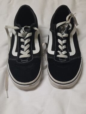 Vans Black and White Old Skool Women’s Sneakers